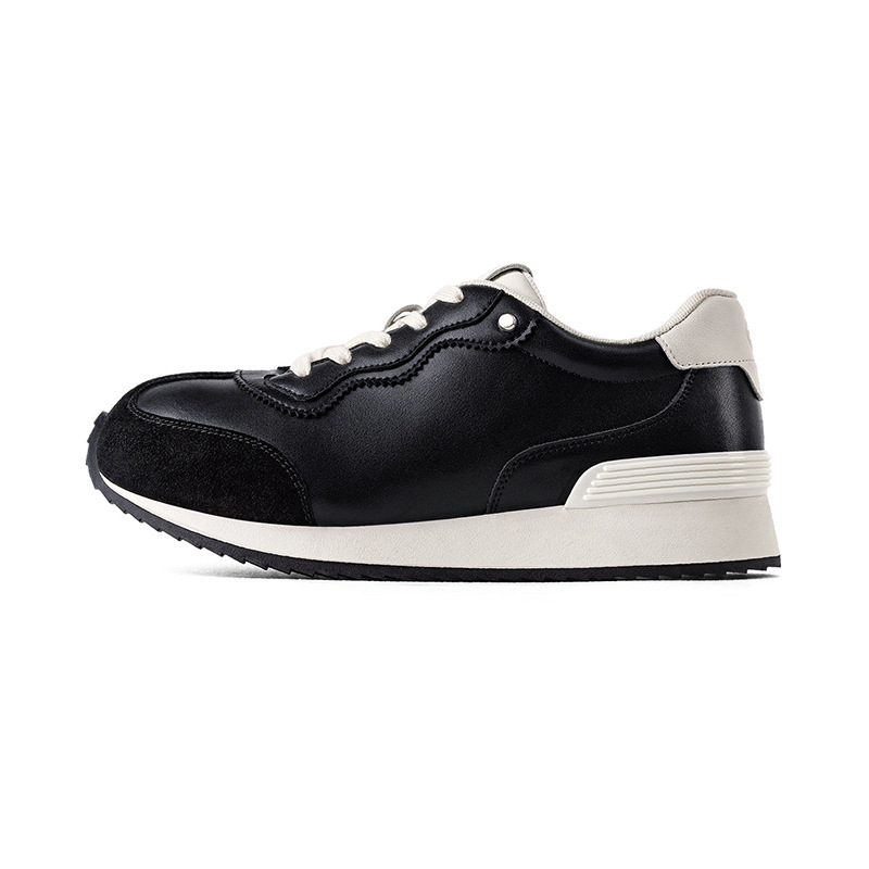 小胖丁阿甘鞋男鞋2025新款黑色通勤德訓鞋寬楦運動休閒跑鞋冬