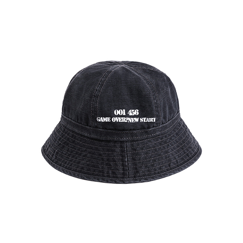 MRA 日系石磨水洗做舊漁夫帽大頭圍顯臉小遮陽帽水桶口盆帽子