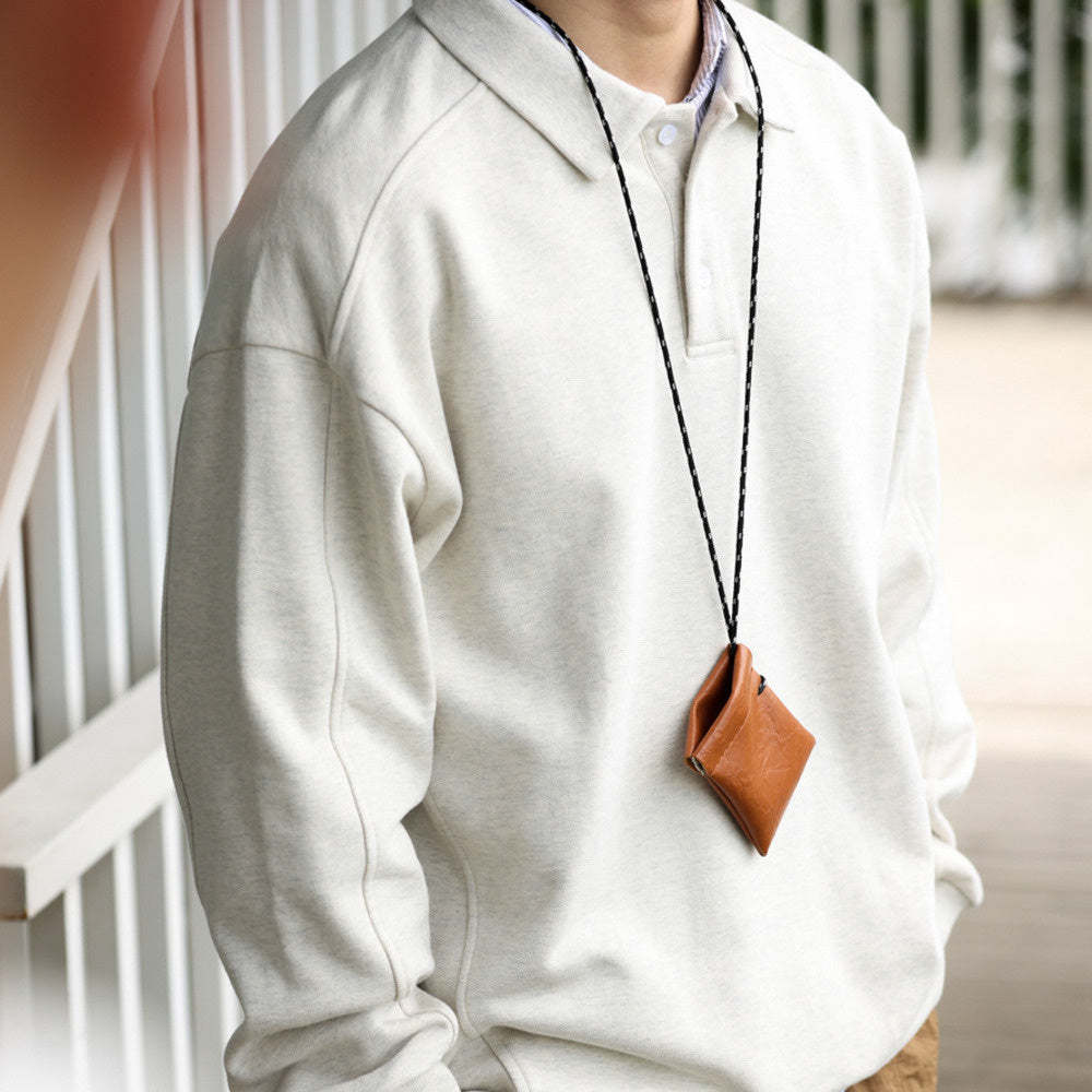 美式休閒435g重磅翻領衛衣男全棉寬鬆裁剪拼接POLO衫外套秋-Retro's Wear