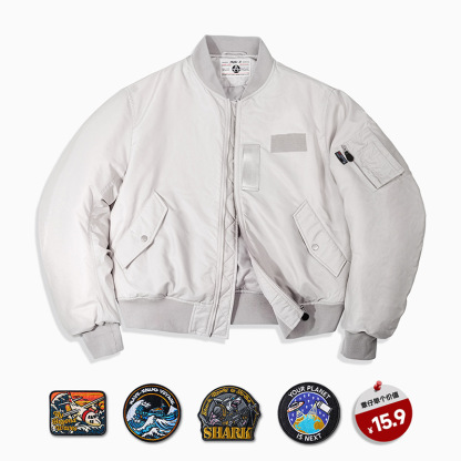 3M新雪麗MA1飛行員棉衣棒球服加厚防寒短款保暖棉襖外套冬