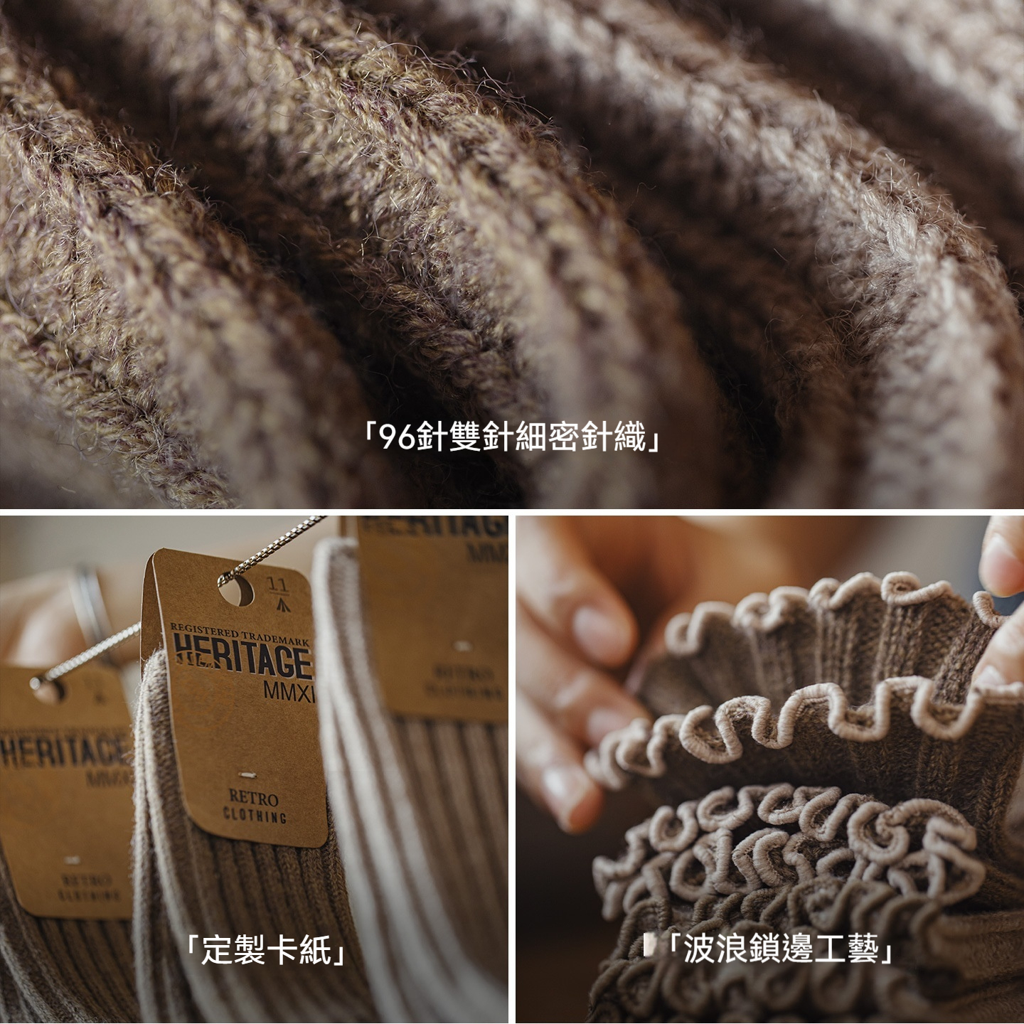 無指毛線手套加厚保暖露趾長款手臂袖套針織假袖子女士秋冬季