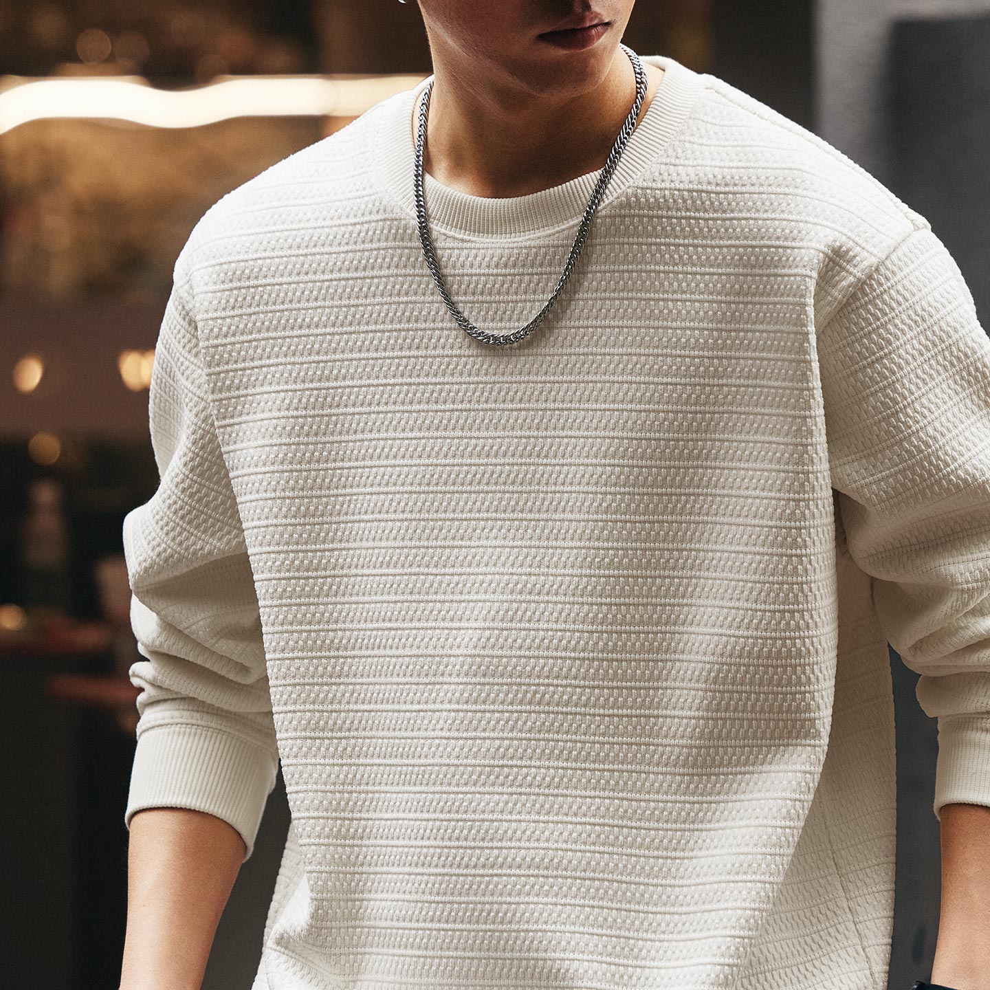 美式輕奢老錢風衛衣男秋冬潮牌加絨長袖T恤寬鬆休閒