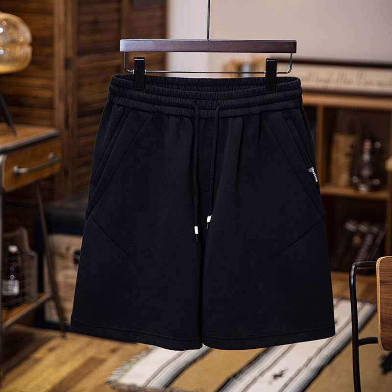 美式復古短褲男2025夏季新款寬鬆直筒五分褲男款休閒運動褲子中褲