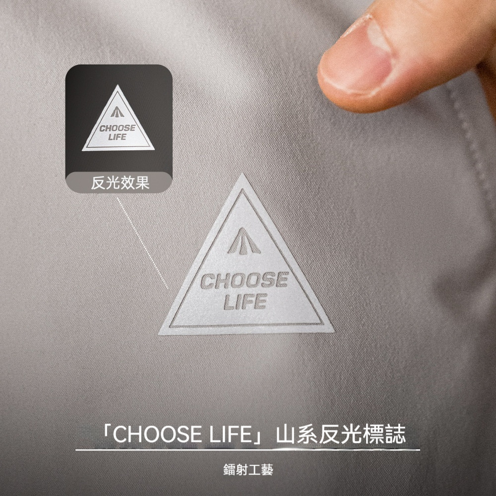 山系戶外灰色短褲鬆緊腰直筒梭織薄款機能抽繩五分褲男夏