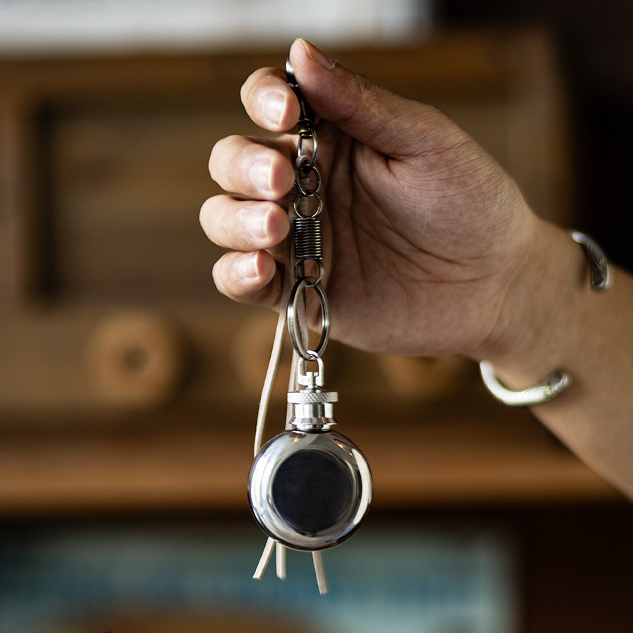 「一口酒壺」酒壺掛飾男女配飾揹包掛飾麂皮絨腰鏈褲鏈