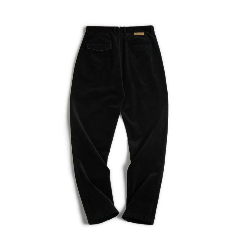 美式復古卡其燈芯絨休閑褲阿美咔嘰條絨直筒長褲男秋-Retro's Wear