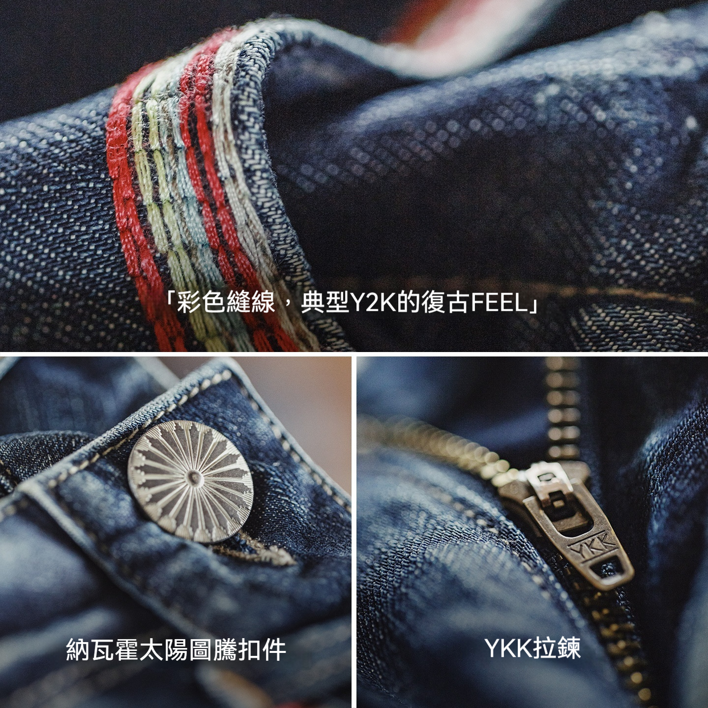 美式復古寬腰頭水洗丹寧直筒不貼腿微彈喇叭馬蹄牛仔褲女士秋