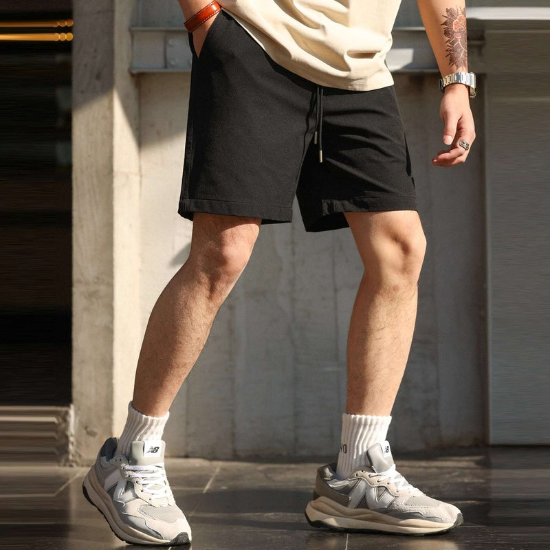 美式休閒180g輕量感短褲男cleanfit抗皺易打理五分褲