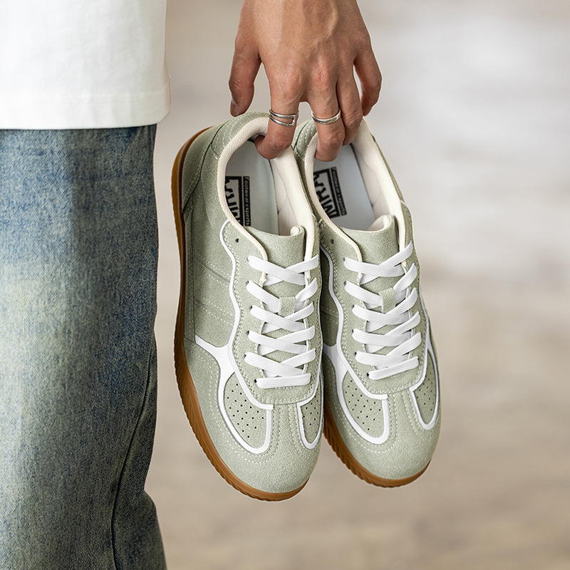 MRA改良版情侶德訓鞋薄底訓練板鞋男鞋夏季透氣百搭復古休閒潮鞋