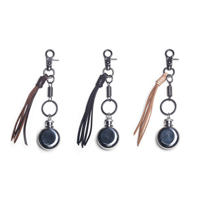 「一口酒壺」酒壺掛飾男女配飾揹包掛飾麂皮絨腰鏈褲鏈