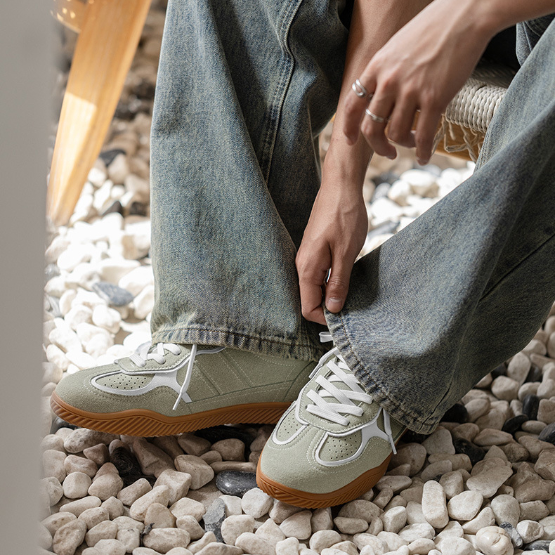 MRA改良版情侶德訓鞋薄底訓練板鞋男鞋夏季透氣百搭復古休閒潮鞋