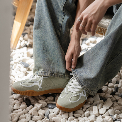 MRA改良版情侶德訓鞋薄底訓練板鞋男鞋夏季透氣百搭復古休閒潮鞋