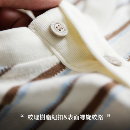 美式復古亨利領條紋T恤男夏季新款寬鬆潮牌ins短袖薄款休閒打底衫