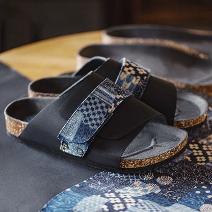 復古軟木拖鞋子男士2025夏季新款外穿魔術貼休閒小眾一字涼拖