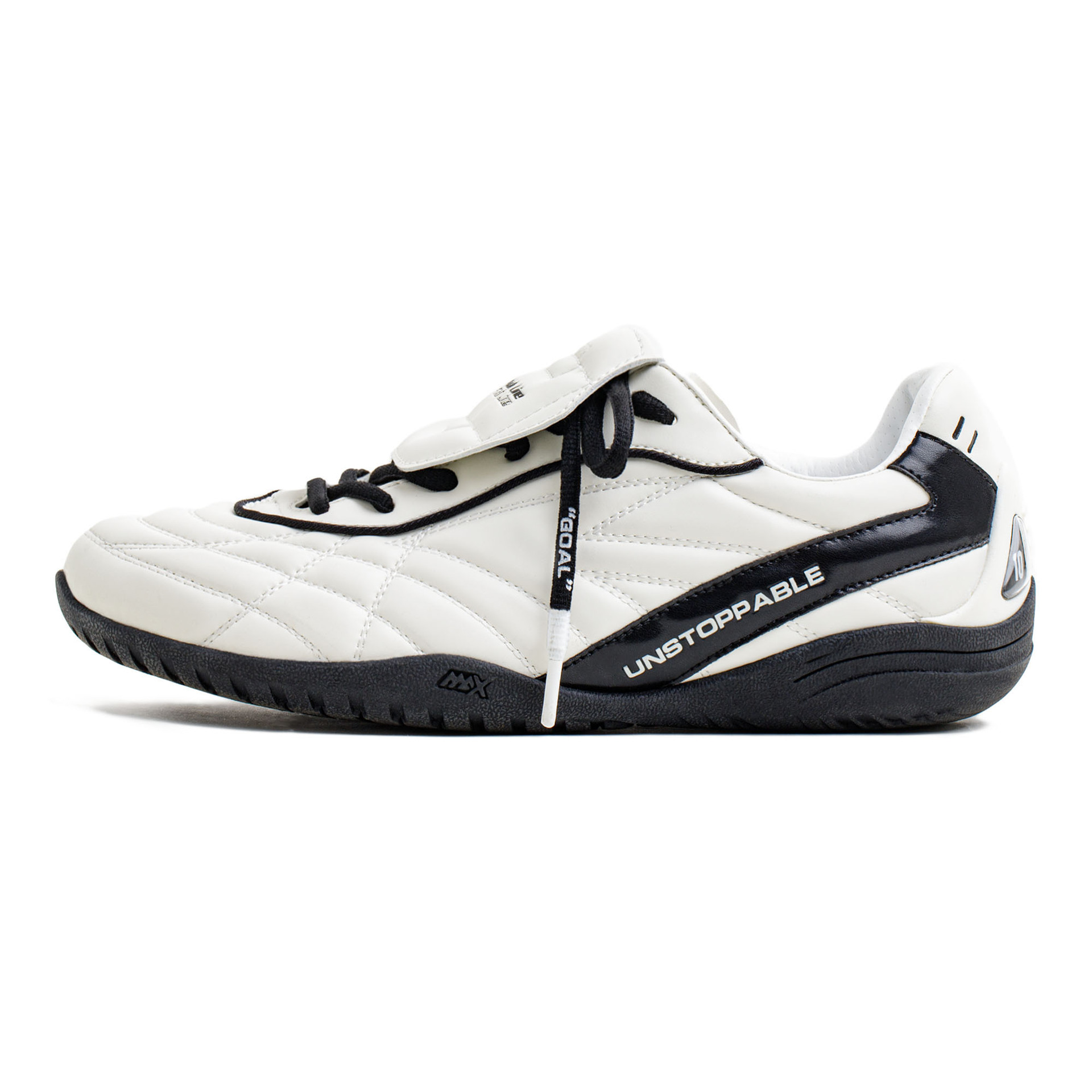 復古黑白色休閒百搭德訓鞋運動輕便平軟底足球鞋子潮女士秋冬