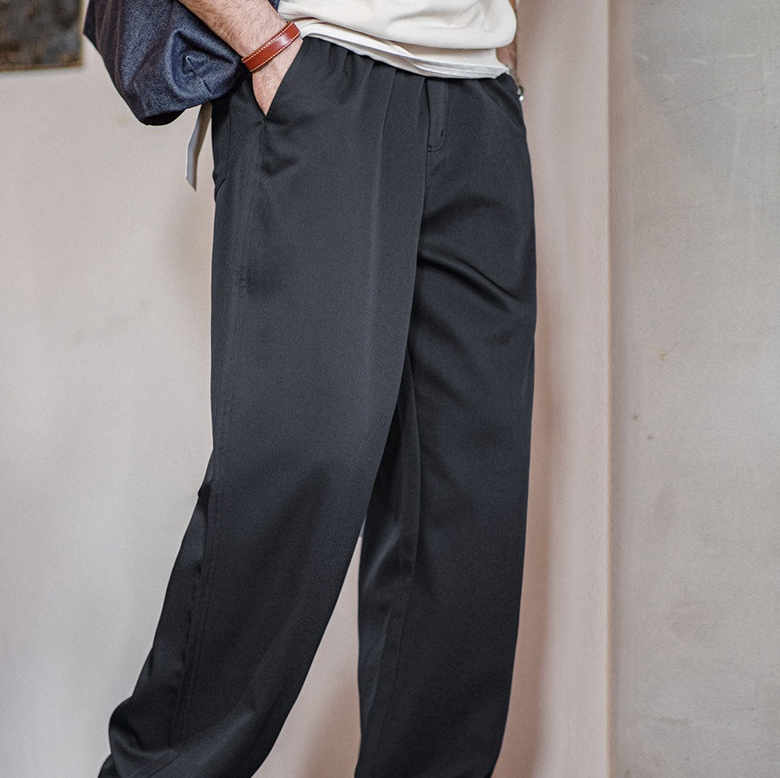 美式四面彈Easypants休閒褲免燙抗皺寬鬆直筒西褲男秋季-Retro's Wear
