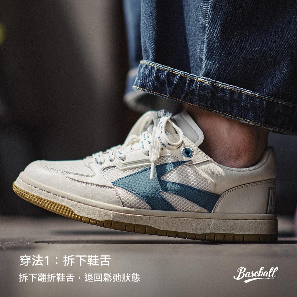 夏季新款平底小白鞋男士翻蓋板鞋網面透氣復古美式高街休閒鞋