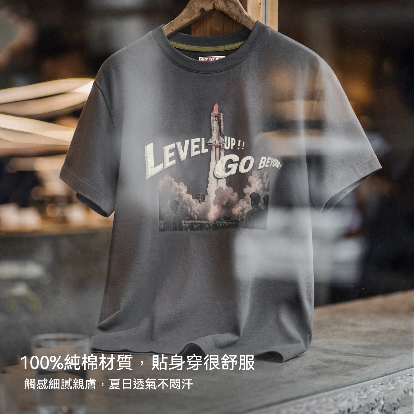 美式復古字母印花T恤純棉寬鬆高街oversize休閒短袖女上衣夏