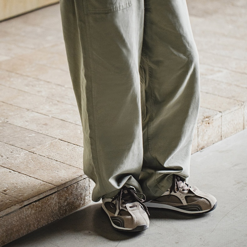 MRA大地色解構阿甘鞋男2026新款工裝德訓板鞋復古厚底休閒運動鞋