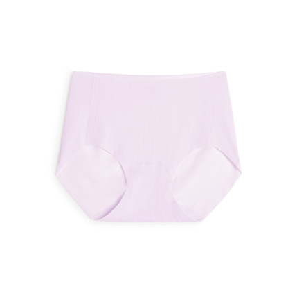 夏季新親膚無痕不夾臀女士內褲中腰全棉透氣不勒三角短褲