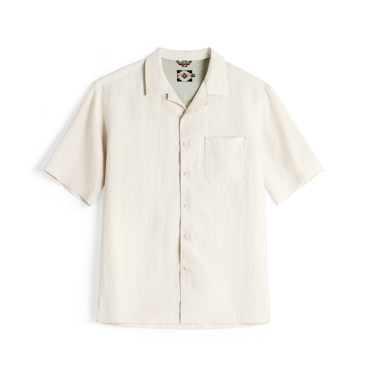 萊賽爾短袖襯衫天絲古巴領鬆弛感襯衣美式老錢風外套男夏