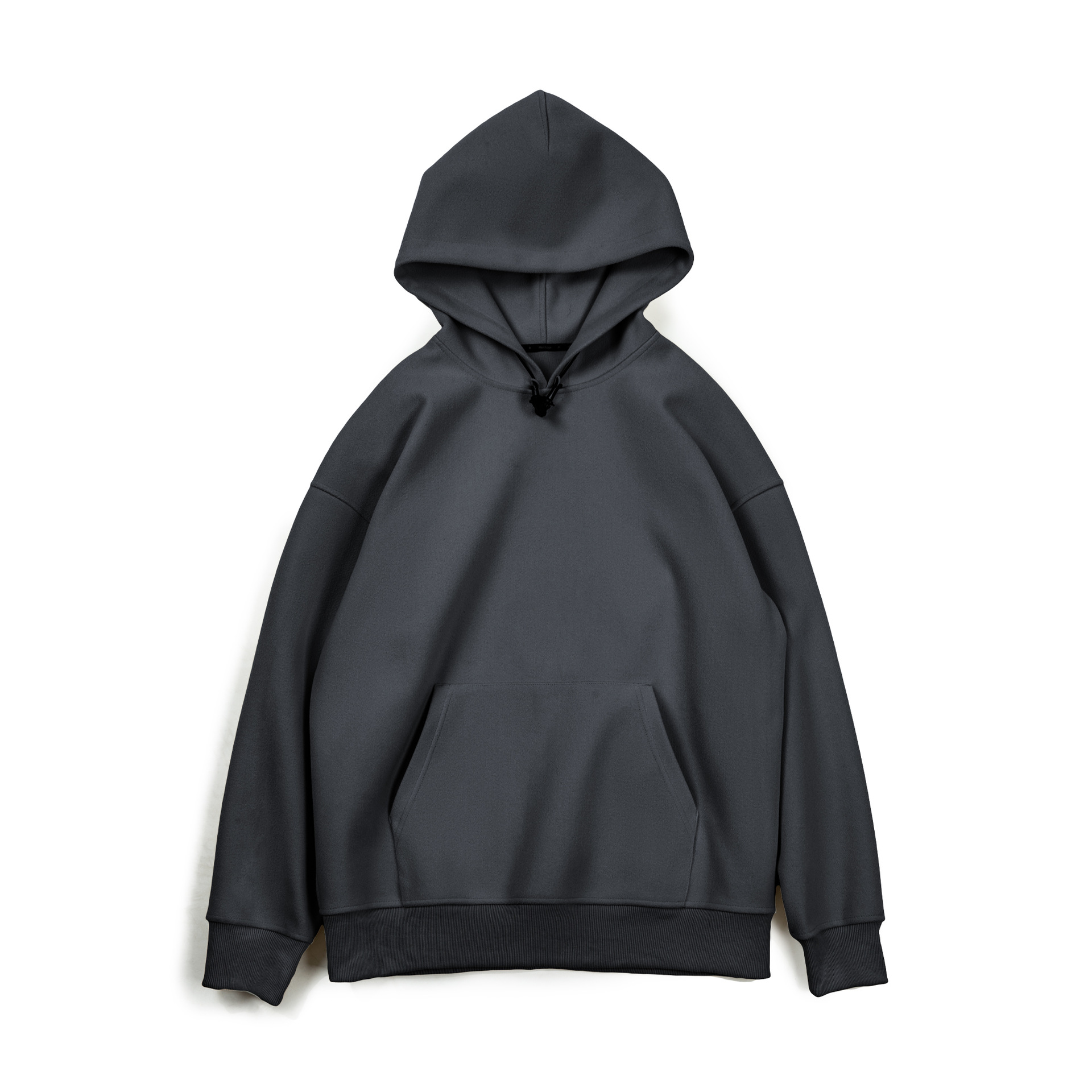 美式休閒重磅毛呢連帽衛衣cleanfit廓形寬鬆套頭衫男秋冬-Retro's Wear