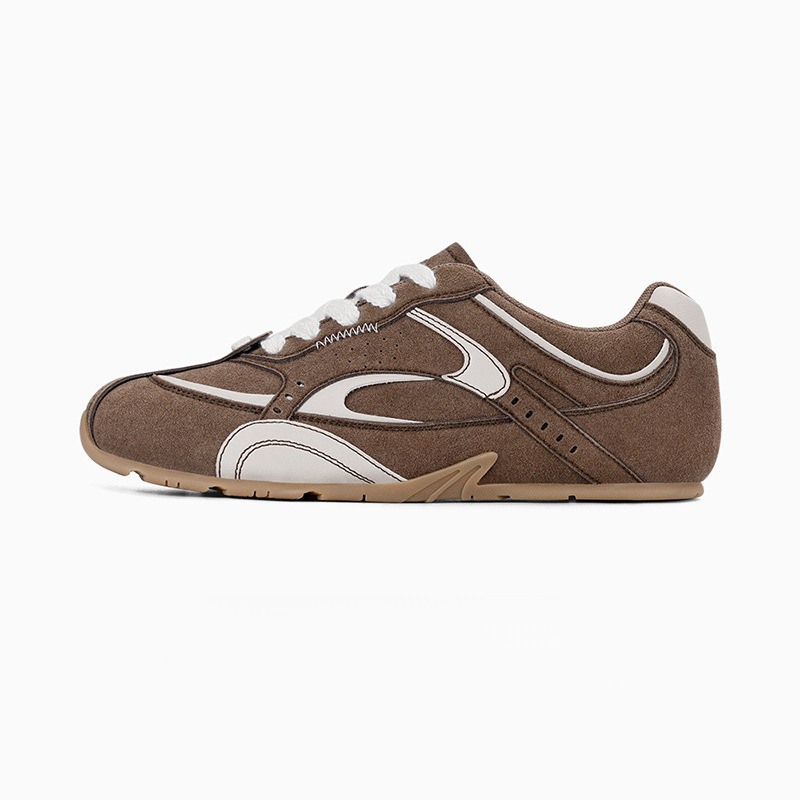 疾影賽車鞋男2025春季新款德訓鞋百搭運動板鞋復古休閒潮鞋子