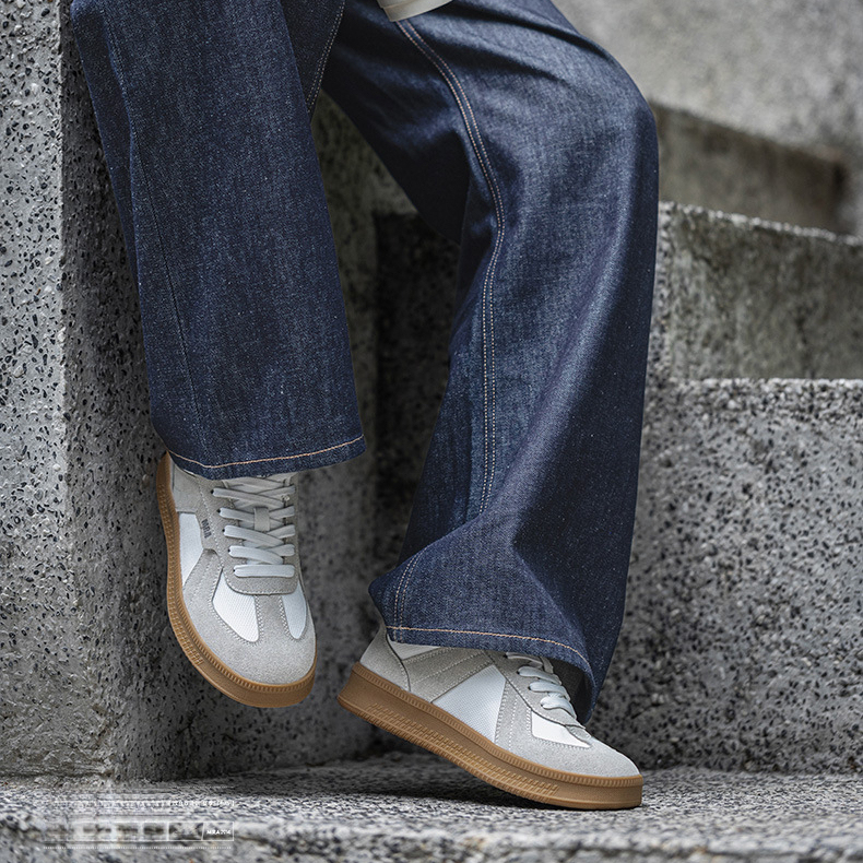 MRA改良德訓鞋男鞋夏季透氣網面鞋厚底運動休閒板鞋百搭復古潮鞋