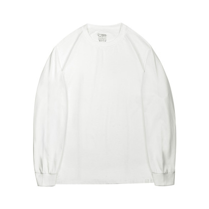 MRA7A抗菌防蟎新疆長絨棉長袖T恤255g三本針正肩凉感打底衫男