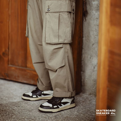 2025新款復古滑板鞋男士軟底低幫小眾潮流百搭春夏季休閒鞋子