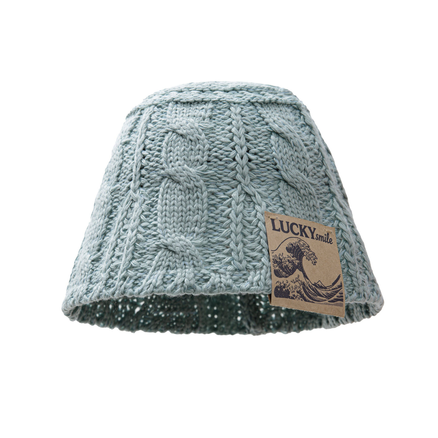 白色針織鏤空編織毛線漁夫帽大頭圍圓頂水桶立體盆帽子女士春