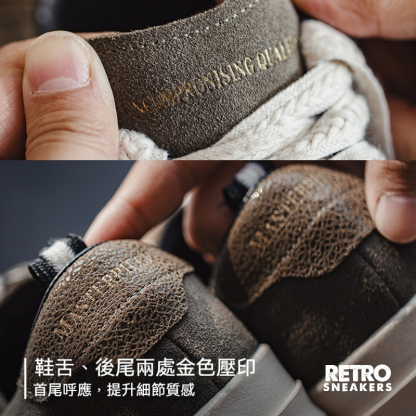 復古ro板鞋夏季新款厚底翹頭男潮鞋低幫百搭休閒增高真皮板鞋