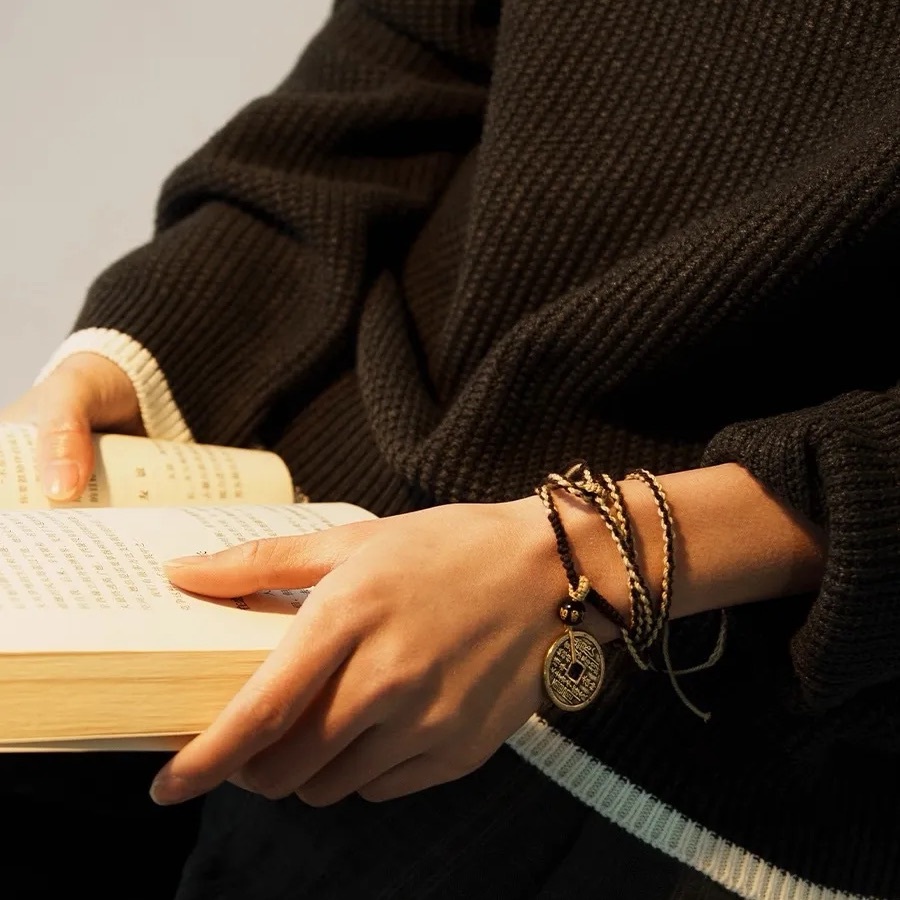 【6週年限定】福祿禪意山鬼花黃銅項鍊