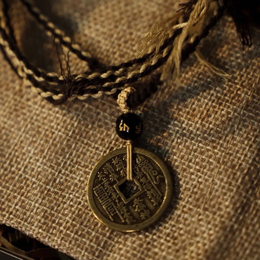 【6週年限定】福祿禪意山鬼花黃銅項鍊