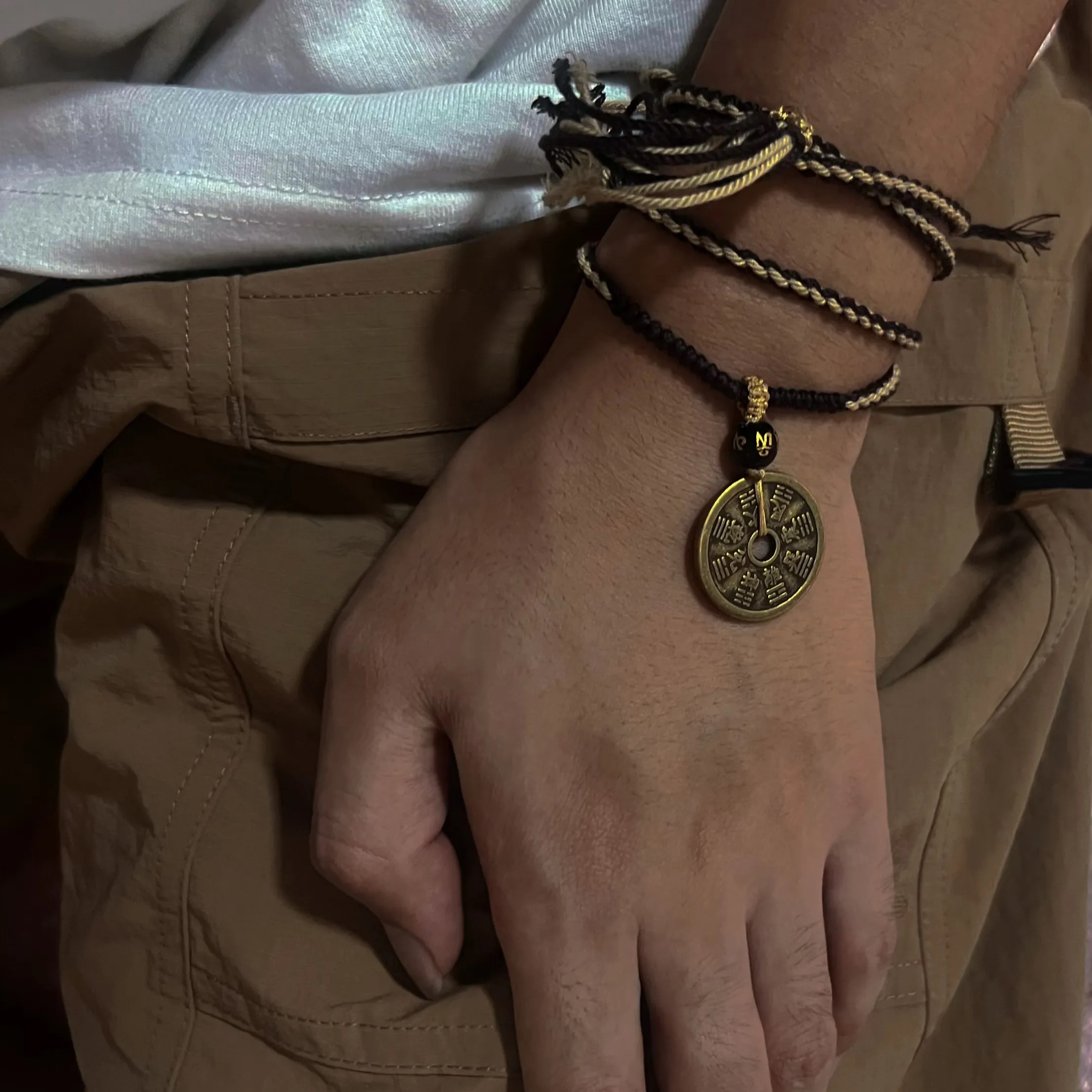 【6週年限定】福祿禪意山鬼花黃銅項鍊