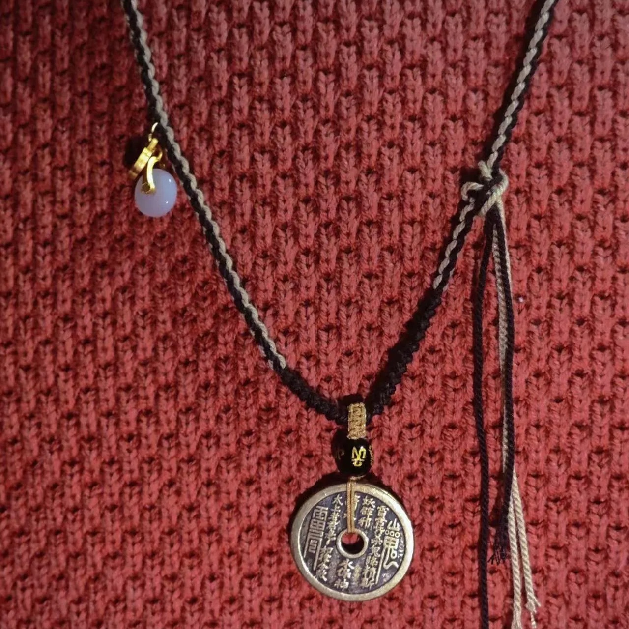 【6週年限定】福祿禪意山鬼花黃銅項鍊