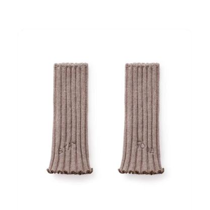 無指毛線手套加厚保暖露趾長款手臂袖套針織假袖子女士秋冬季