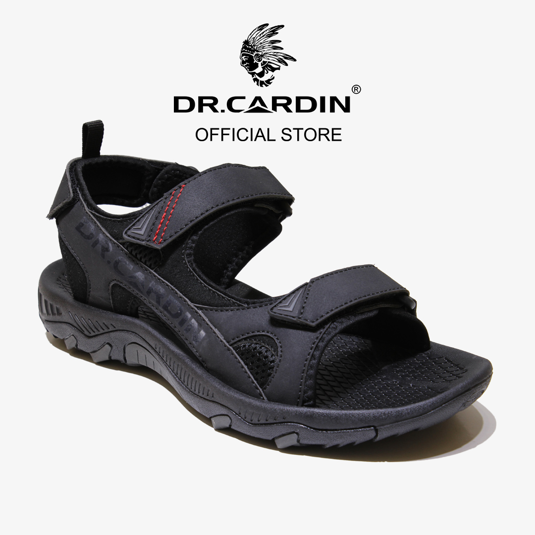 Dr Cardin Faux Leather Cum Fabric  Men Sport Sandal D-HOK-7790