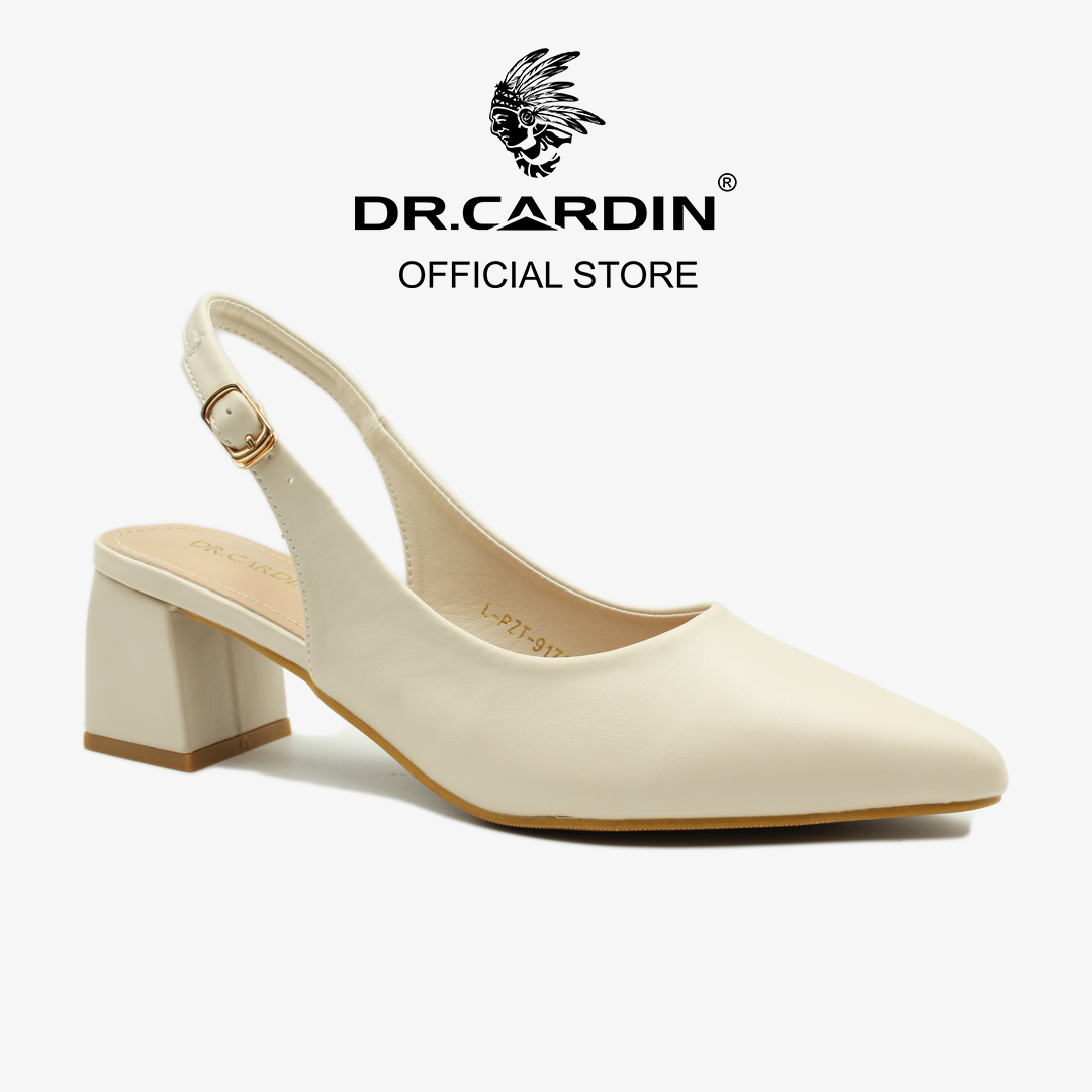 Dr Cardin Women Pointed Toe Block Heels L-PZT-9173