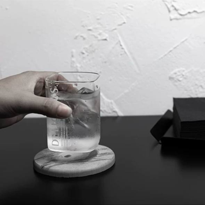 Natural diatomite mud coaster / highly absorbent / quick-drying anti-scalding insulation pad Mat Holder