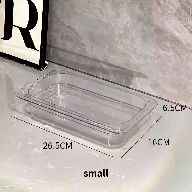 SKARI cabinet hanging transparent pull-out container storage box drawe