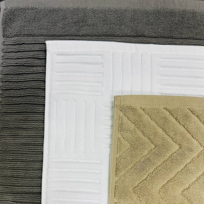 Casse Hotel Style All Cotton Floor Bath Mat / Non slip high water absorbent