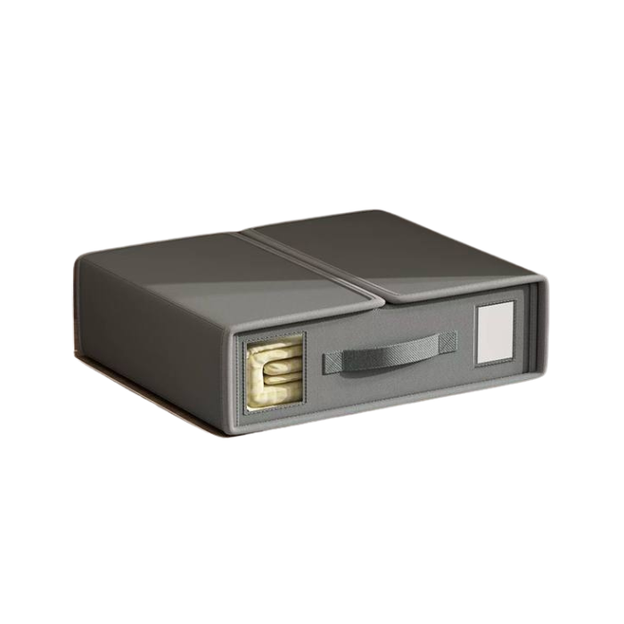 Dustproof Fabric Bedding Organizer Set - Foldable Storage Boxes For Sh