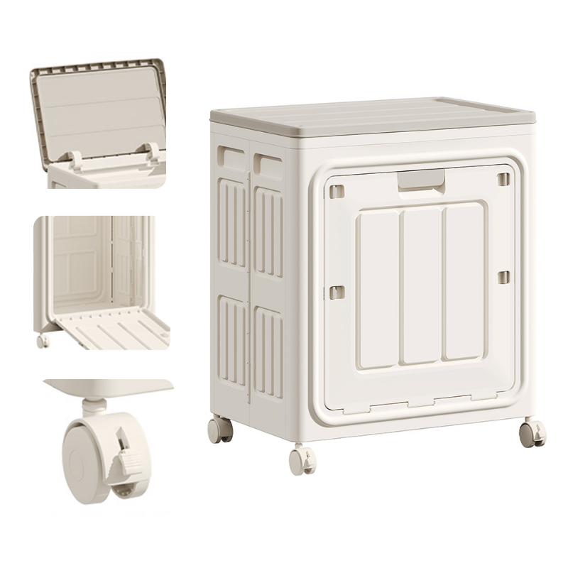 Multi-Purpose Plastic Storage Box Coffee Table or Bedside Table, Durable & Space-Saving Organizer for Home, Office, or Dorm