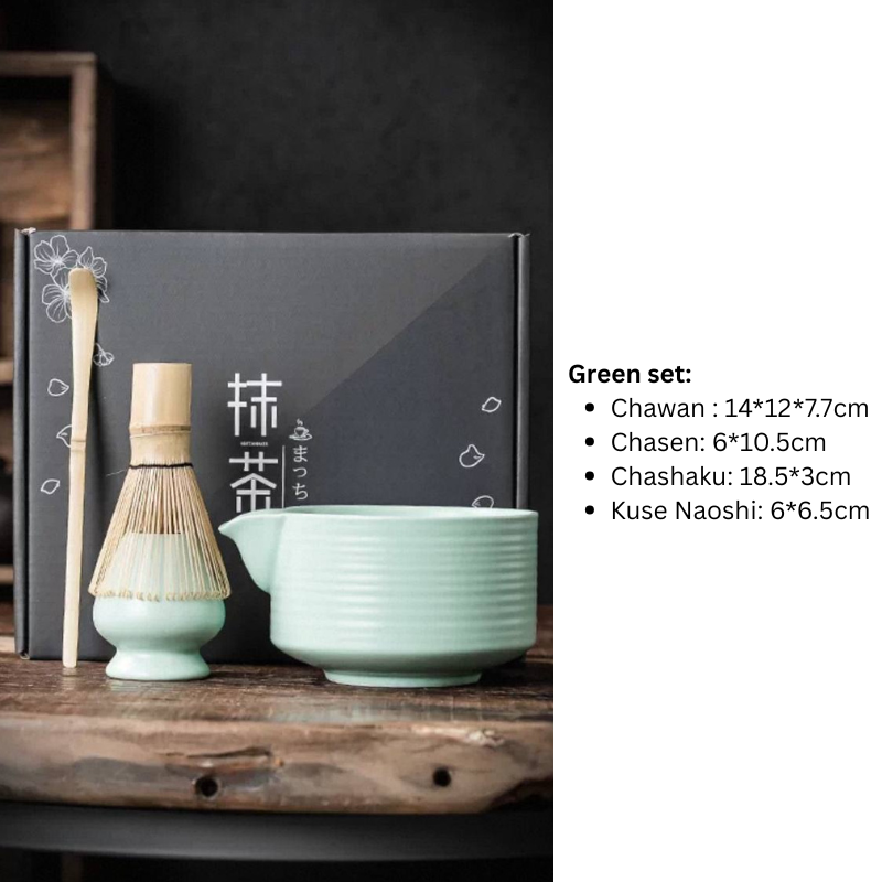 Matcha Tea Ceremony Premium kit set - Traditional Matcha Starter Kit f