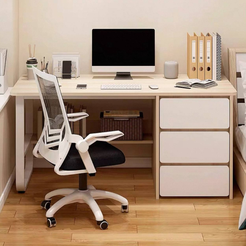 Scandinavian Study table with shelves Home Furniture Desk Furniture/BTO/HOME/REVAMP