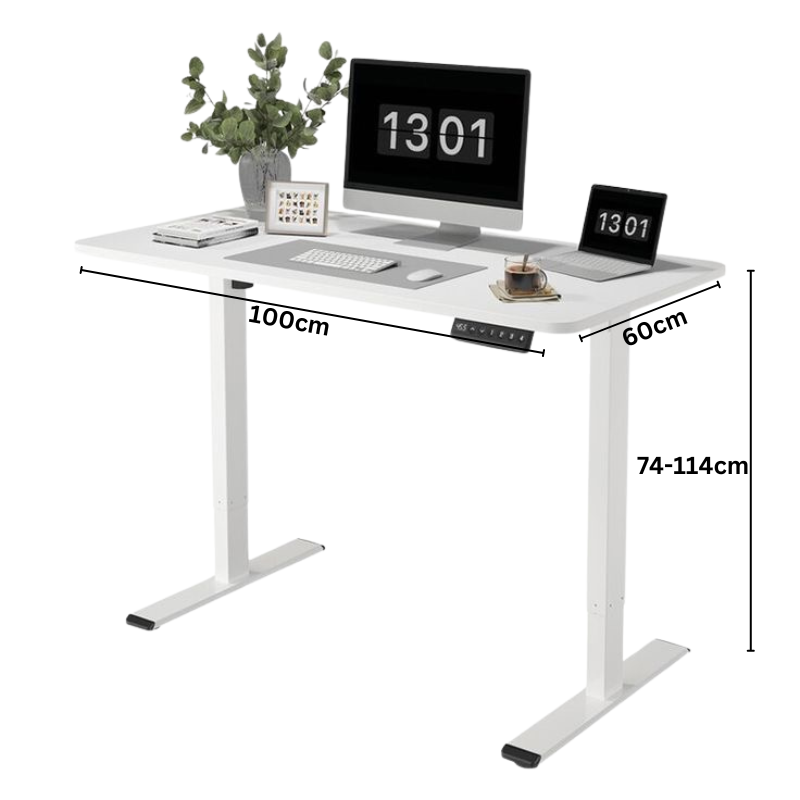 MILLER Height adjustable electric standing desk • smart study table • ergonomic design