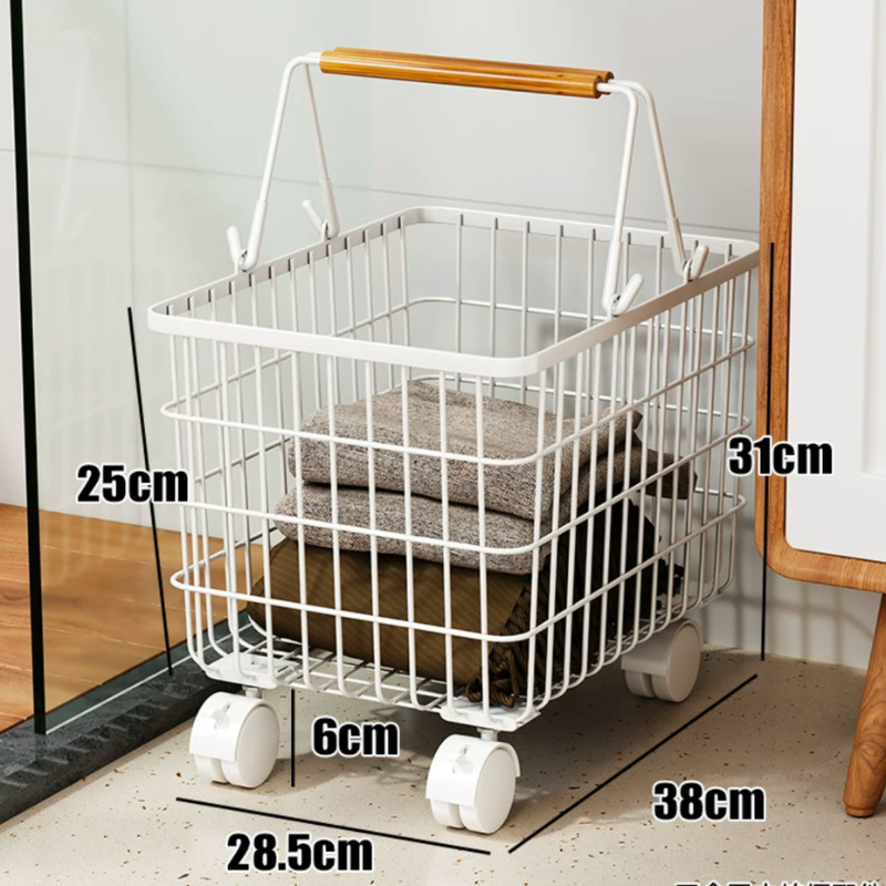 Kai Multi-purpose Minimalist Laundry hanger basket with hanging rack /