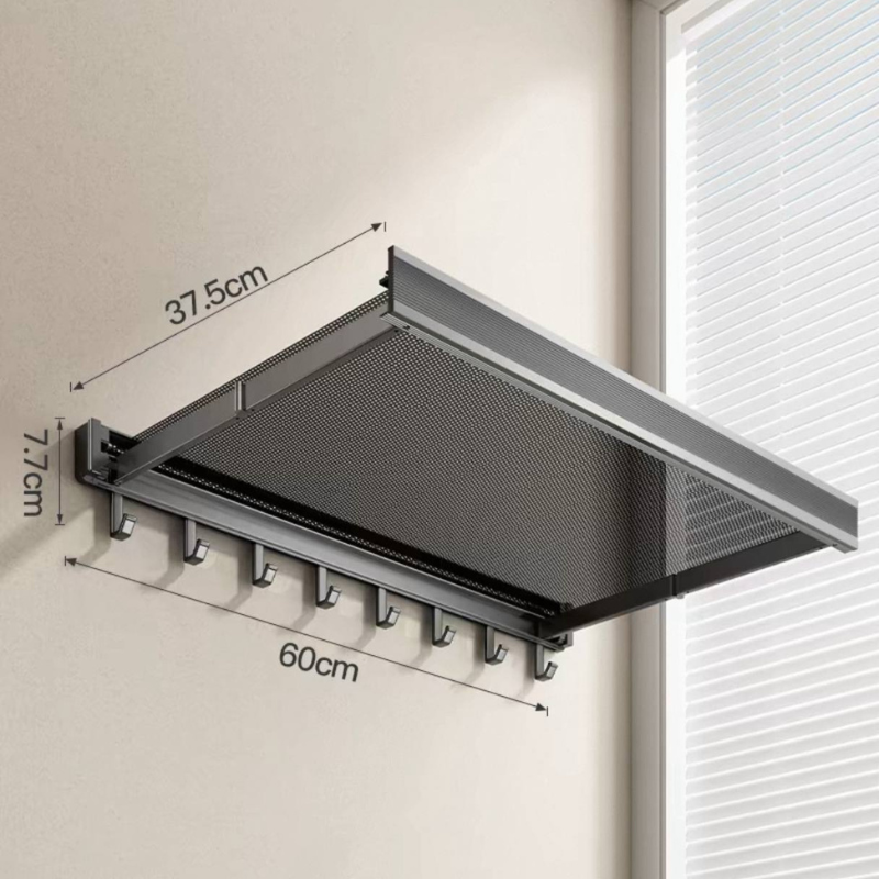  Retractable Invisible Storage Rack - Space-Saving Drying Solution
