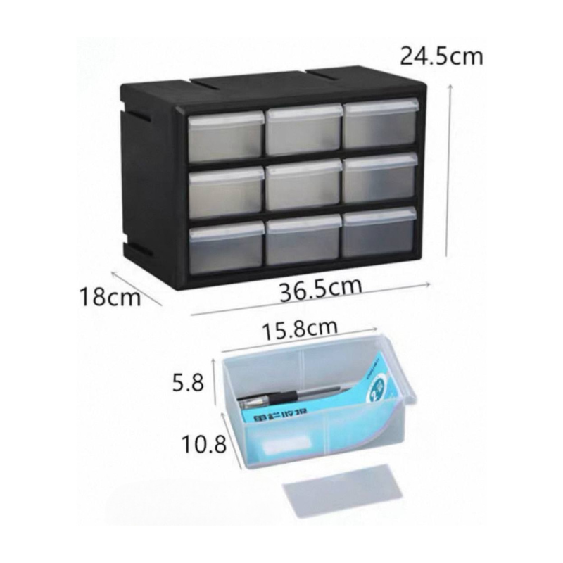 Plastic Drawer Organizer for Storage - Perfect for Loose Accessories, Screws, Nails, and Home Essentials